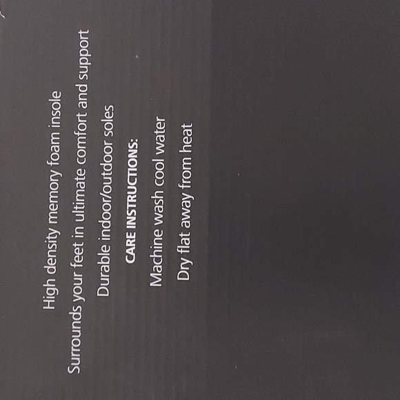 NEW- Totes Microterry Clog Slipper. Size-XL (11-12) Charcoal color. - Picture 4 of 6